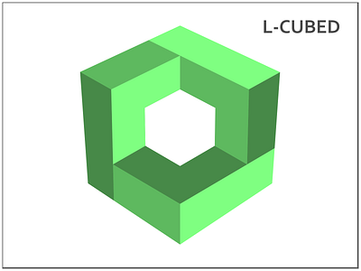 L cubed design l cubed logo logo design