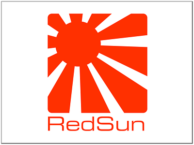 RedSun logo red sun