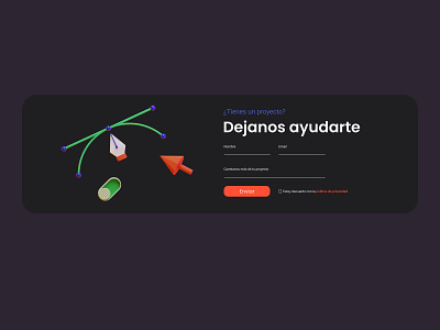 Contact form design español figmadesign illustration latam mexico minimal minimalist queretaro ui uiux ux vector webdesign webdesignagency website