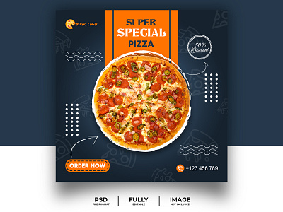 Social Media Banner, Template, Post. 2d 3d abstract adobe illustrator adobe photoshop adobe xd advertising banner brand design branding facebook cover facebook post design food food banner google ad banner illustration instagram post poster social media banner template