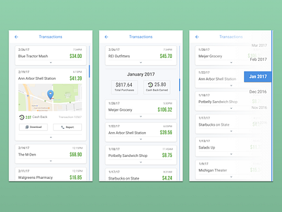 Daily UI: Transaction History