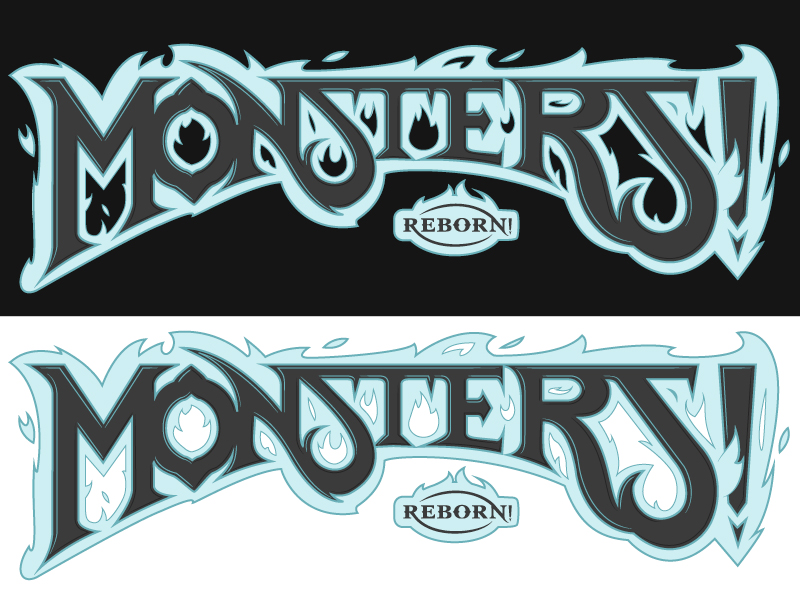 Monsters! Reborn! Logo by James Viola on Dribbble