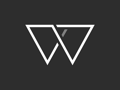 "W" Letter Project alphabet clean color fun letter logo modern simple timeless type w