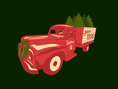 Doylestown Produce Holiday Truck Update christmas farm farmer market old tree truck vintage wreath
