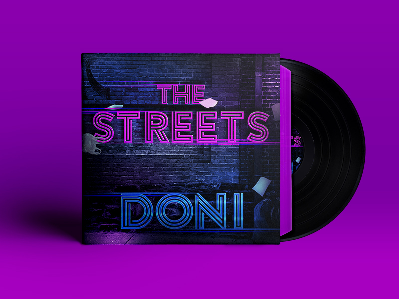 The Streets by Doni 80s 90s album art collage doni music photoshop retro streets vibe