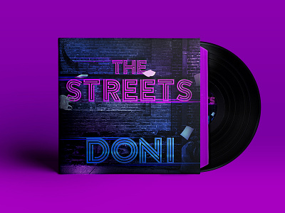 The Streets by Doni 80s 90s album art collage doni music photoshop retro streets vibe