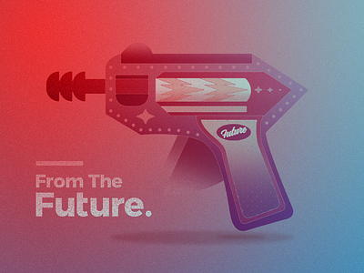 Laser Gun From the Future (Desktop, iPhoneX Backgrounds)