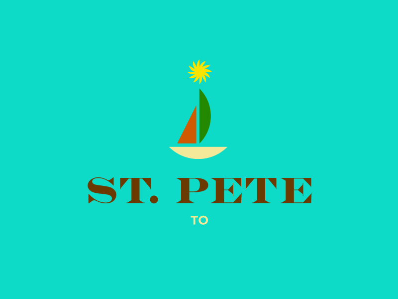 St Pete To Naples 2018 Illustration florida illustration minimal naples simple st petersburg