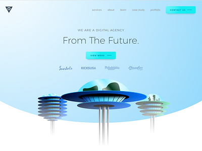 Homepage From the Future city future illustrations jetsons skyline