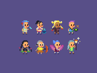 16px Female Characters