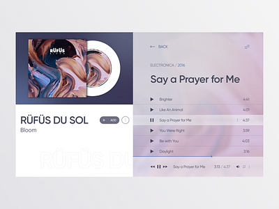 Music Player Design Concept