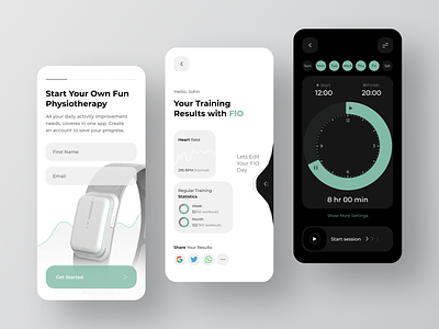 Health Tracker App Design Concept