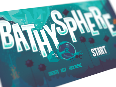 Start screen 2d bathysphere fun game design sidescroller