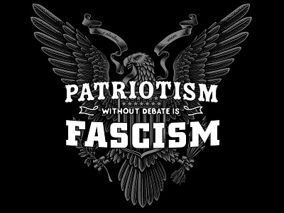 Patriotism bw debate eagle freedom illustration patriotism