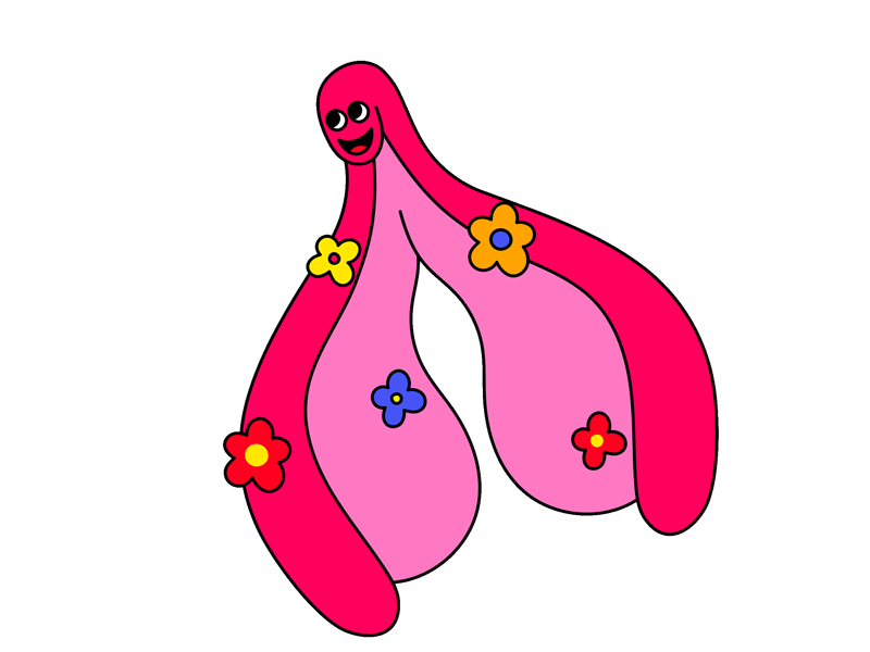 Clitoris clit clitoris flower flower illustration gif marcelaillustrates sexed