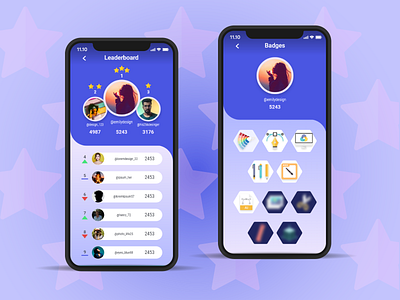 Daily UI #019 - Leaderboard adobexd branding dailyui dailyuichallenge design designs illustrator leaderboard ui uidesign uiux