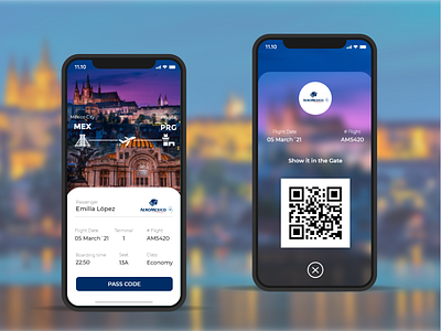 Daily UI #024 - Boarding Pass