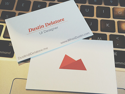 Business Cards business card card designer dusti luxe mock orange ui ux