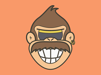 Donkey Kong avatar boz character donkey earing kong mario mustache sunglasses