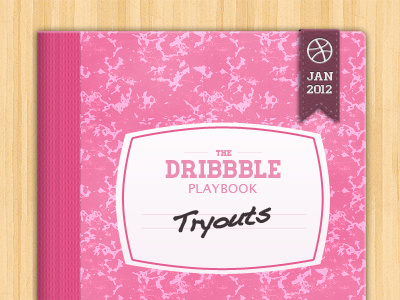 Dribbble Playbook dribbble invite tryouts