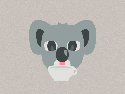 Koala Koffee coffee illustration koala