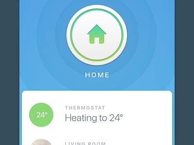 Connected Home app button smart home