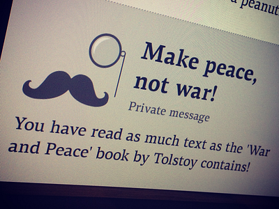 Message app articles flat icon ios message nerd peace pocket read text war