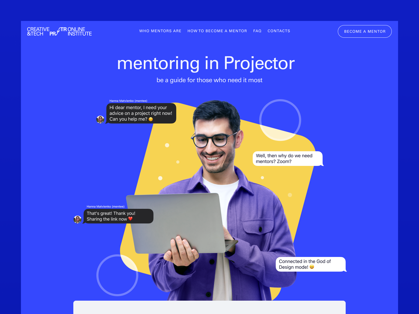 Prjctr Mentor's Platform by Vadym Grin on Dribbble