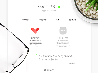 Green&Co Website adaptive clean design healthcare medical minimalistic responsive start up web web design website white