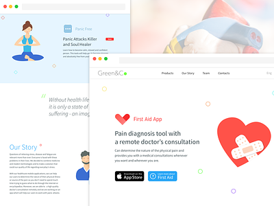 Green&Co Website adaptive app health healthcare ios landing mobile responsive web web design web page webdesign