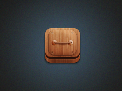 Stuff Box app app icon application box case icon icons ios ios icon iphone iphone icon stuff wood wooden box wooden case