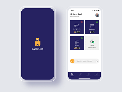 Locknest- a home security app