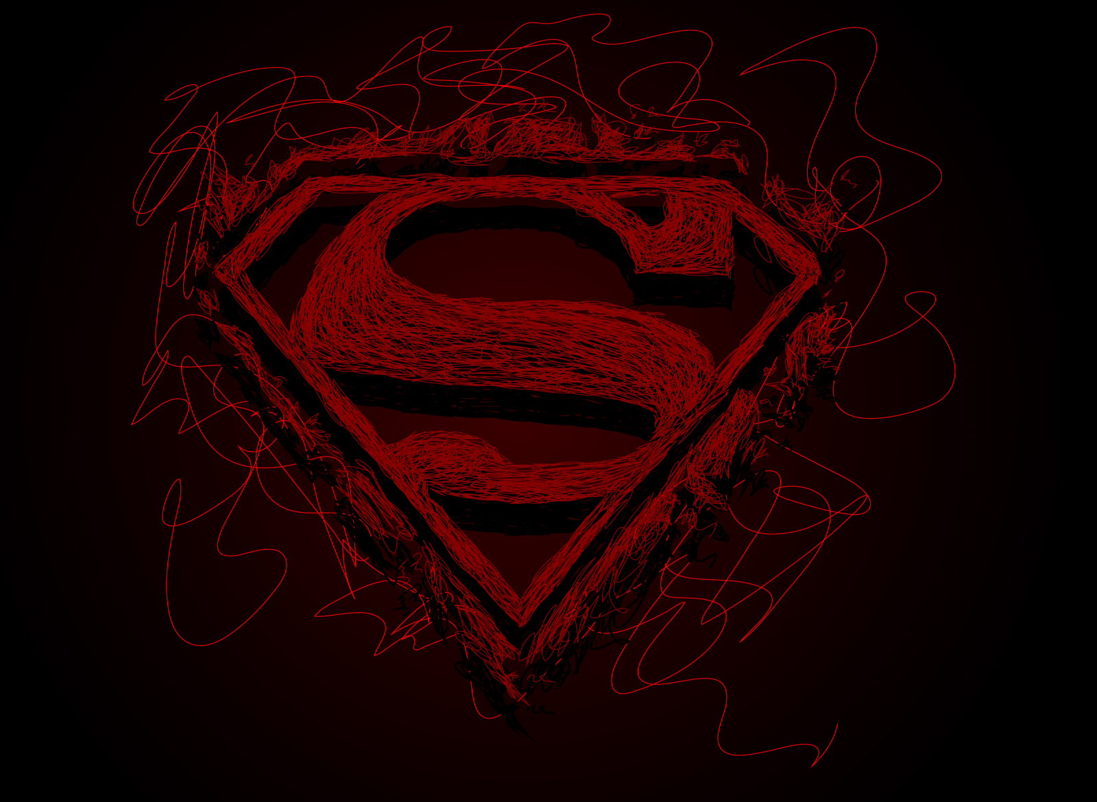 Superman - Scribble by DOY on Dribbble