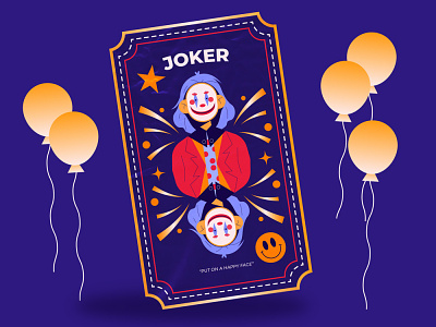 Joker Ticket amusement park balloons carnival ticket comic villain comics dc halloween joker villain character
