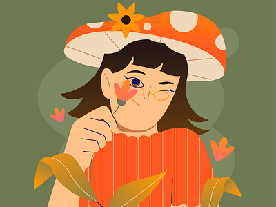 Mushroom Flower Girl