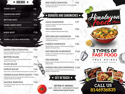 Restaurant Menu Design | Menu Card Design