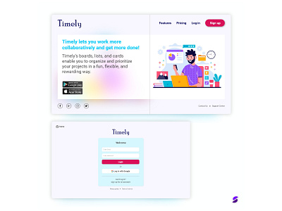 Timely design timemanagement uidesigner uiux uiuxdesign webdesign