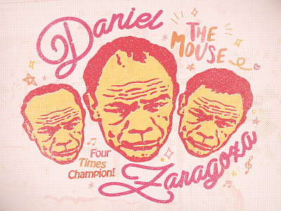 Daniel Zaragoza boxing design typography