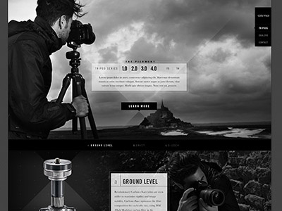 Project Code Name: Piermont landing page photos tripod