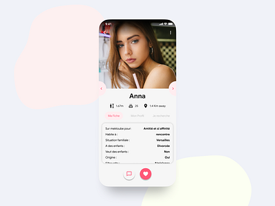 Dating App figma ui ui design uiux