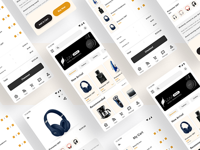 Ecommerce App Design app app design mobile application mobile design mobile ui product design psd template ui ux user experience user interface design ux design web design web templates