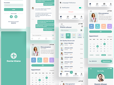 Doctor Appointment app design