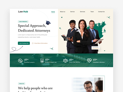 Law Firm landing page