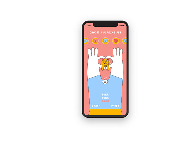 Character for meditation app app branding cat cats character design illustration illustrations illustrator meditation minimal ui ux vector