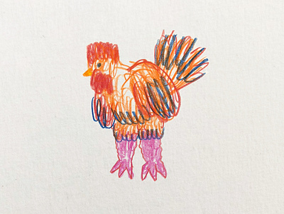 Dong Tao chicken animal illustration animals character characterdesign chicken illustration illustrations illustrator logo pencil drawing pencil sketch