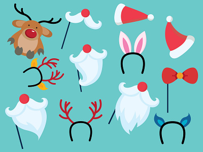 Vector Illustration Chirstmas Set