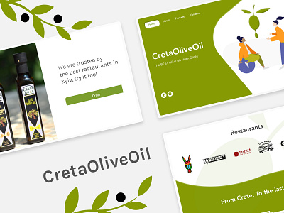 CretaOliveOil - website | E-commerce | UX-UI design |