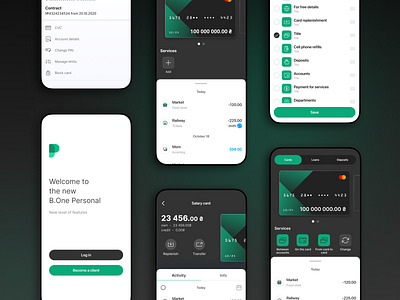 Financial app - Mobile Banking financial app fintech mobile app mobile design uiux