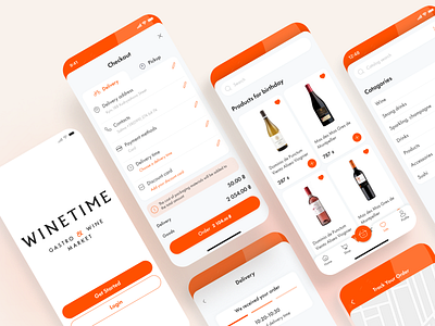 Winetime Food store - Mobile App