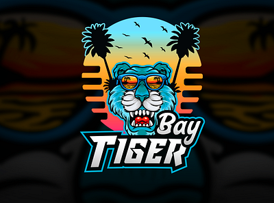 tiger bay design esportlogo logoinspiration logomaker mascot design mascot logo stream streampackage twitch overlay vector